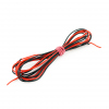 Silicone cable 1m red + 1m black