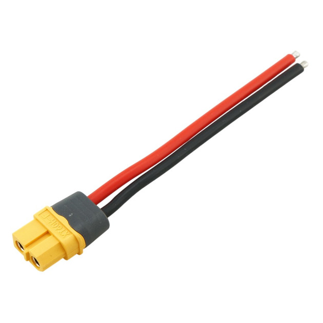 Amass XT60 female connector with 12AWG 10cm cable