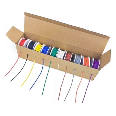 Silicone cable set 24AWG - 10x5m