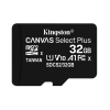 Kingston 32GB microSDHC CANVAS Plus - UHS-I class 10 Gen 3 + SD adapter