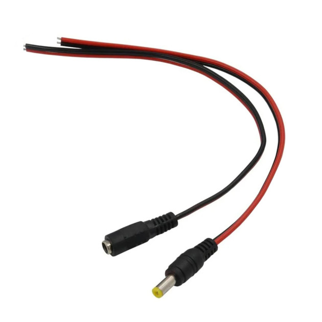 DC connector 5.5/2.1mm (1 pair)