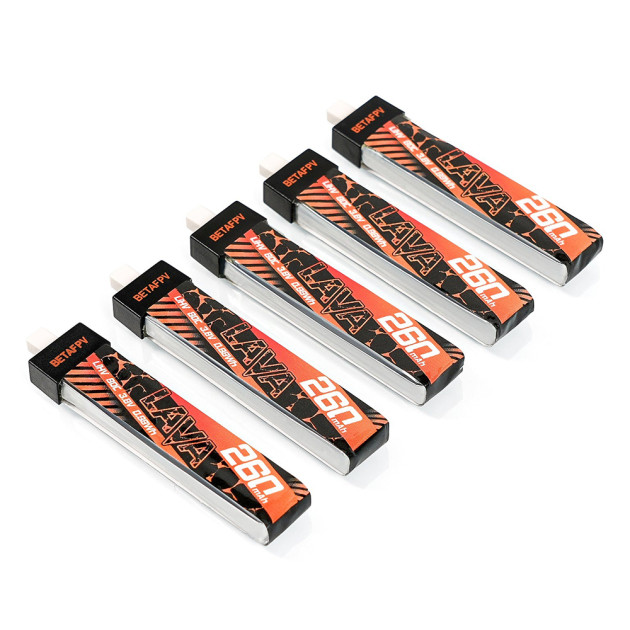 BetaFPV Lava 260mAh 1S 80C (5pcs)