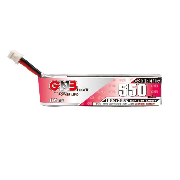 GNB 550mAh 1S 100C HV PH2.0/A30