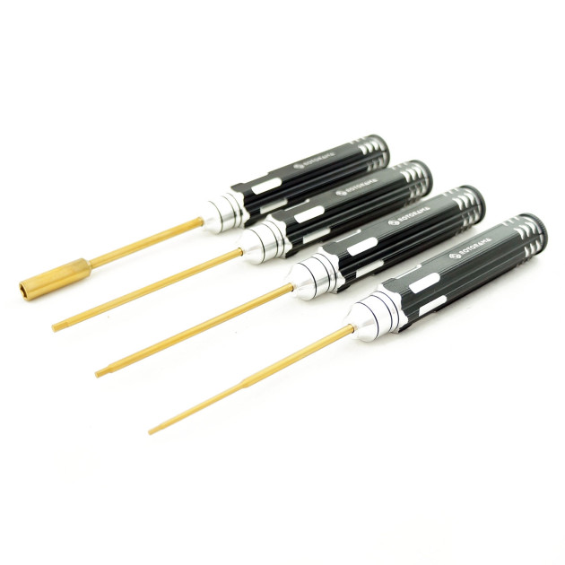 Rotorama Set of four steel screwdrivers (HSS)