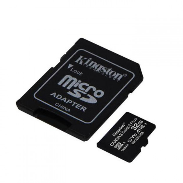 Kingston MicroSDHC 32GB Canvas Select Plus + SD adapter