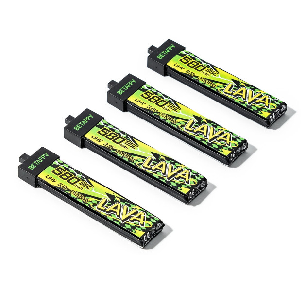 BetaFPV Lava II 580mAh 1S 95C HV (4pcs)