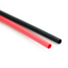 Heat shrink tubing 1m (black + red) 2.4 / 1.2mm