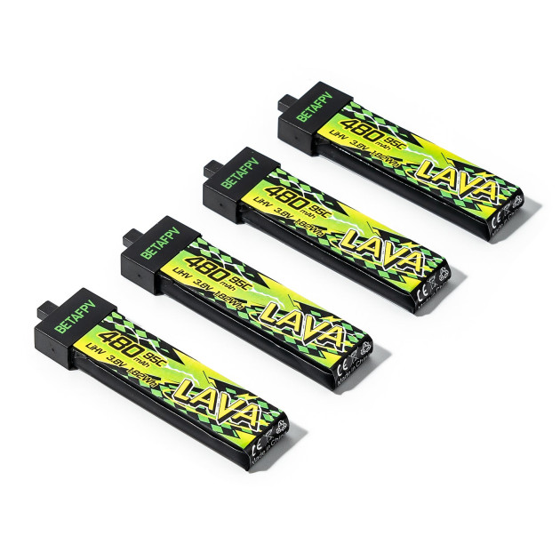 BetaFPV Lava II 480mAh 1S 95C HV (4pcs)