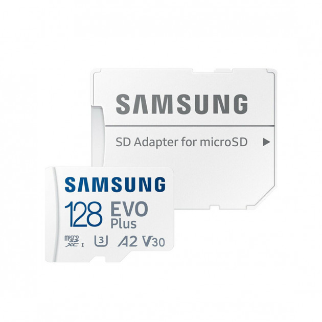 Samsung MicroSDHC card 128GB EVO Plus + SD adapter