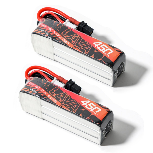 BetaFPV LAVA 450mAh 3S 75C HV (2pcs)