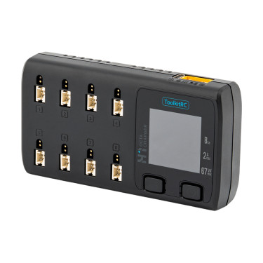 ToolkitRC H1 8x 1S PH2.0/BT2.0 charger