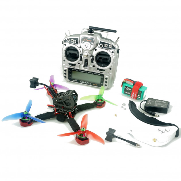 XR220 professional set RTF with FPV, RC set, lipo, and goggles
